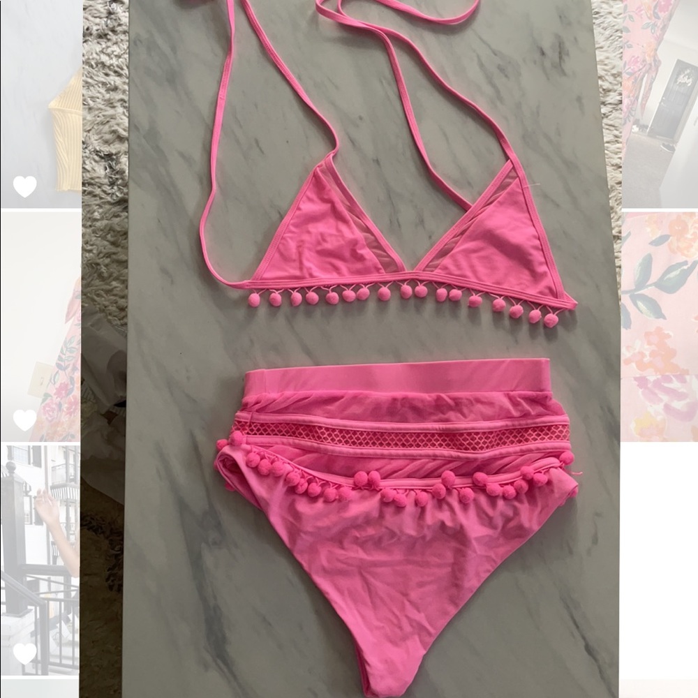 Tularosa Pink Pom Bikini